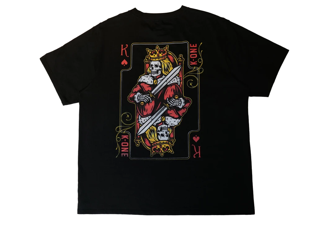 【扑克牌系列】短袖休闲夏季男女同款纯棉印花T恤