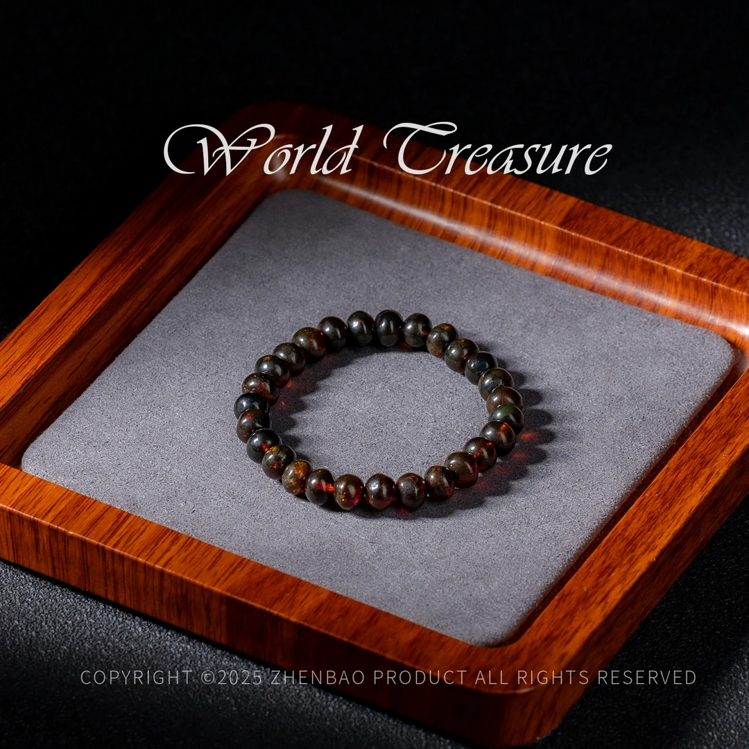 抚顺琥珀满翳珀宝宝手串/7mm/多样性发/P12314