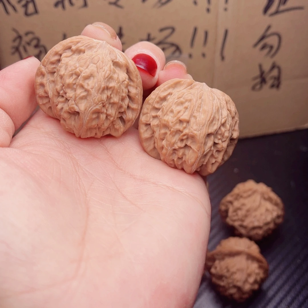 文玩核桃把件山地磨39尺