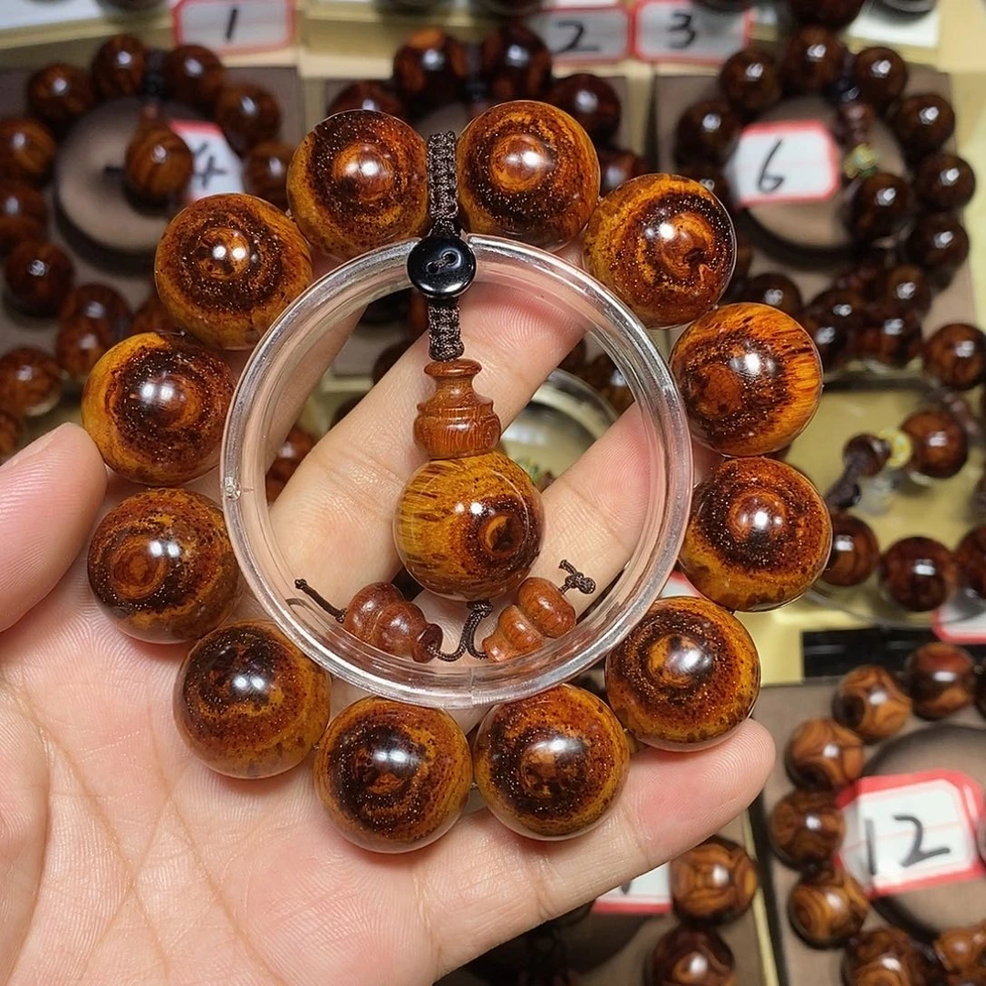 黄花梨/降香黄檀黄花梨2.0双面天眼满天星