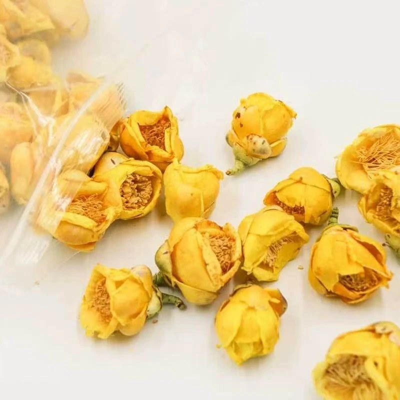 【七叔食养】k金茶花朵茶纯天然十万大山金茶花花草茶