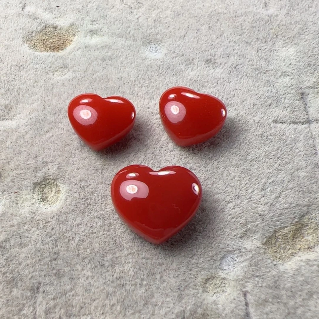 南红玛瑙未镶嵌耳钉➕吊坠素面