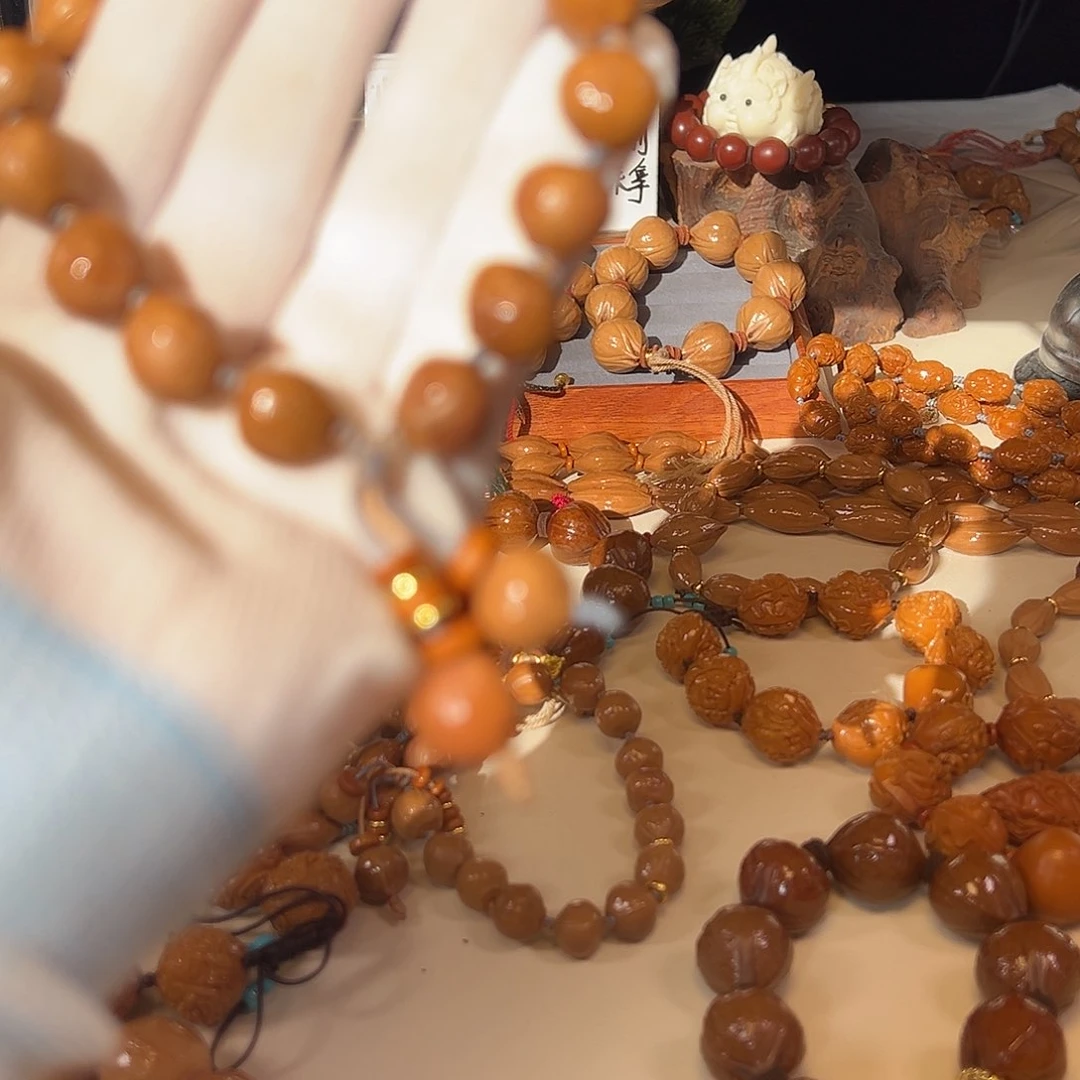 橄榄核手串/手链橄榄核雕刻手工艺品
