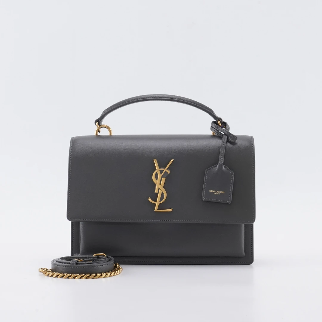 95新 YSL/圣罗兰 Sunset日落手提斜挎包【静文】BGD902690004