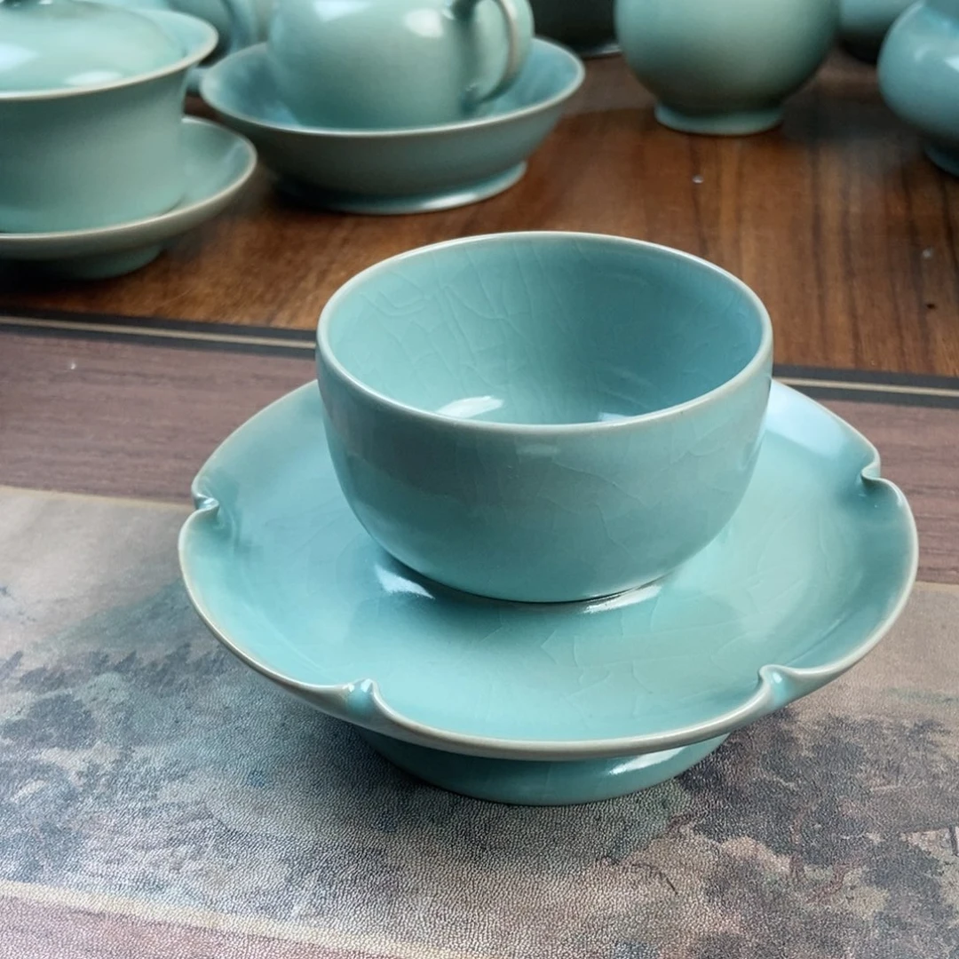 摆件原产地原矿汝瓷～茶器