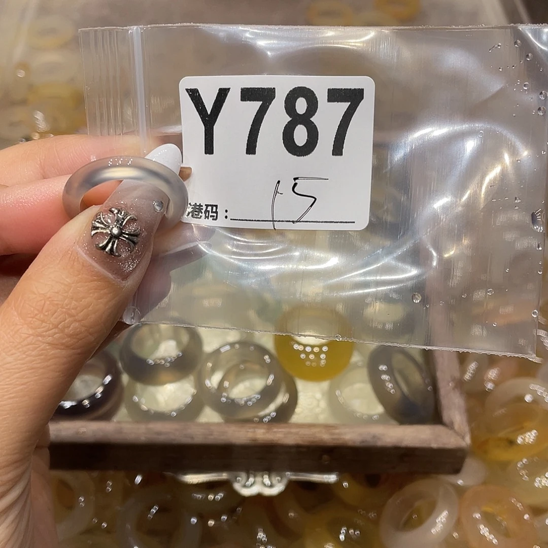 玛瑙/玉髓未镶嵌戒指787