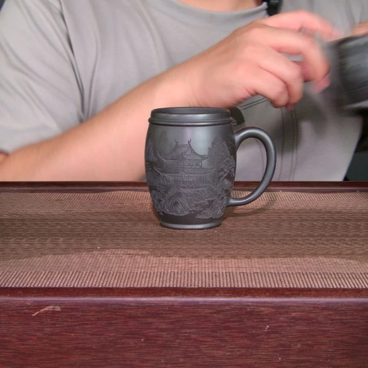 茶杯紫砂高货放漏