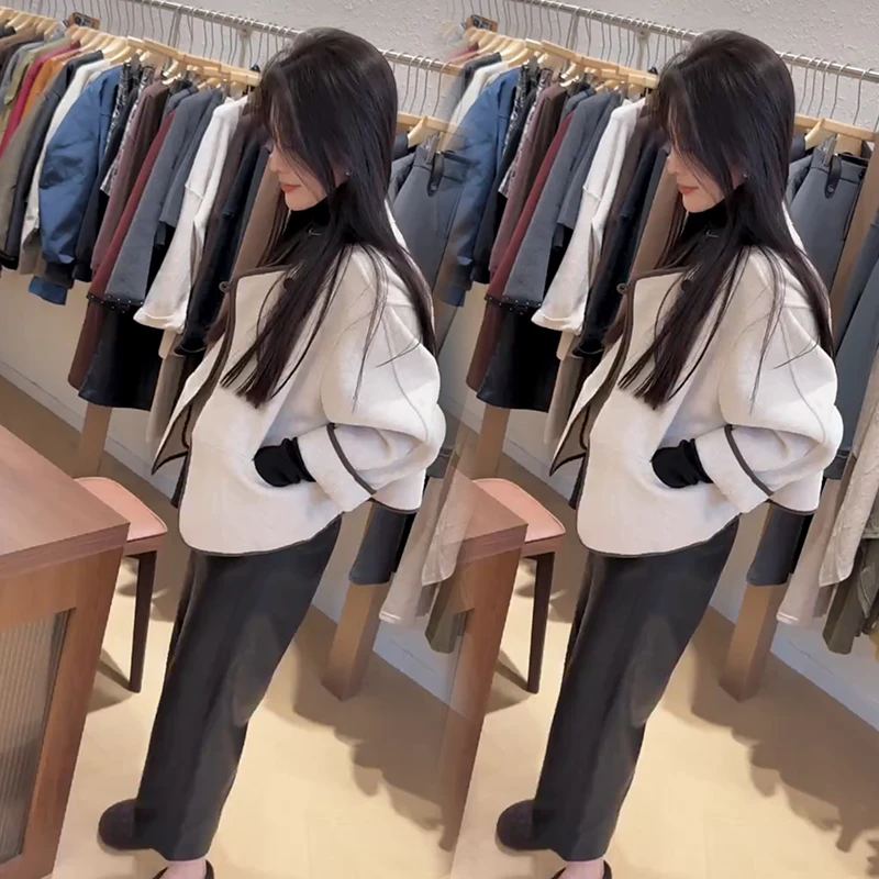 2025秋季新款时尚显瘦气质网红高档套装女高级百搭宽松大码两件套