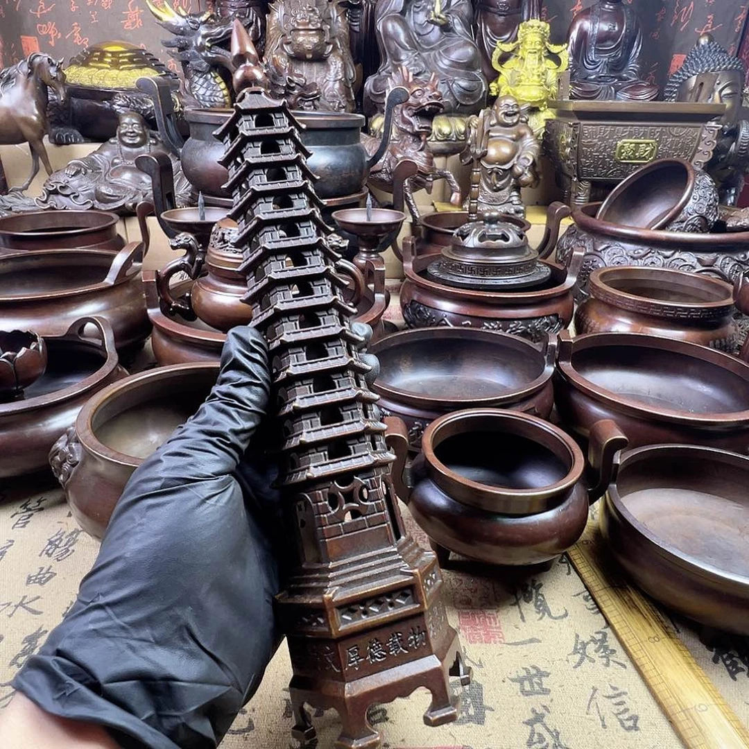 香炉 家用供香炉 风水摆件 聚宝盆 家居摆件