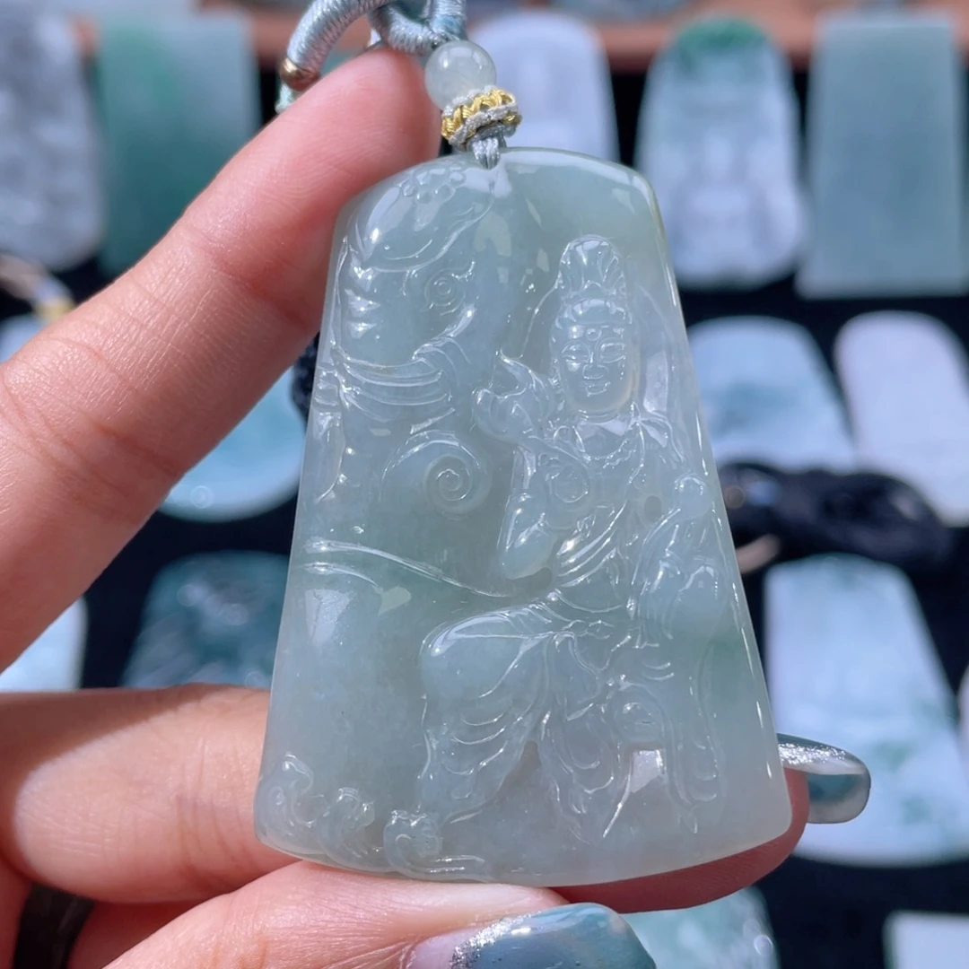 颈饰未镶嵌翡翠普贤