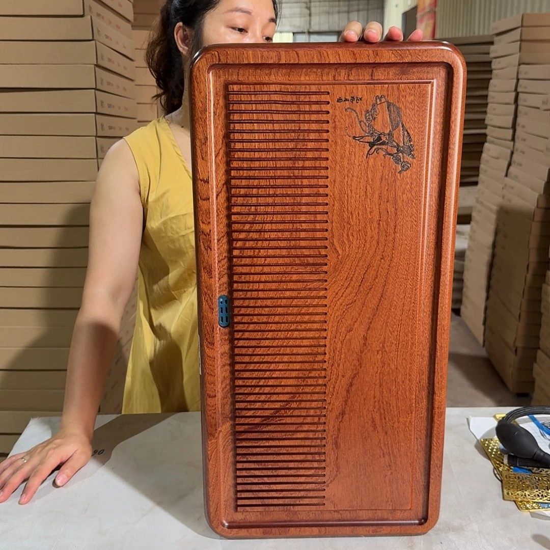 花梨木茶盘60*30尺寸