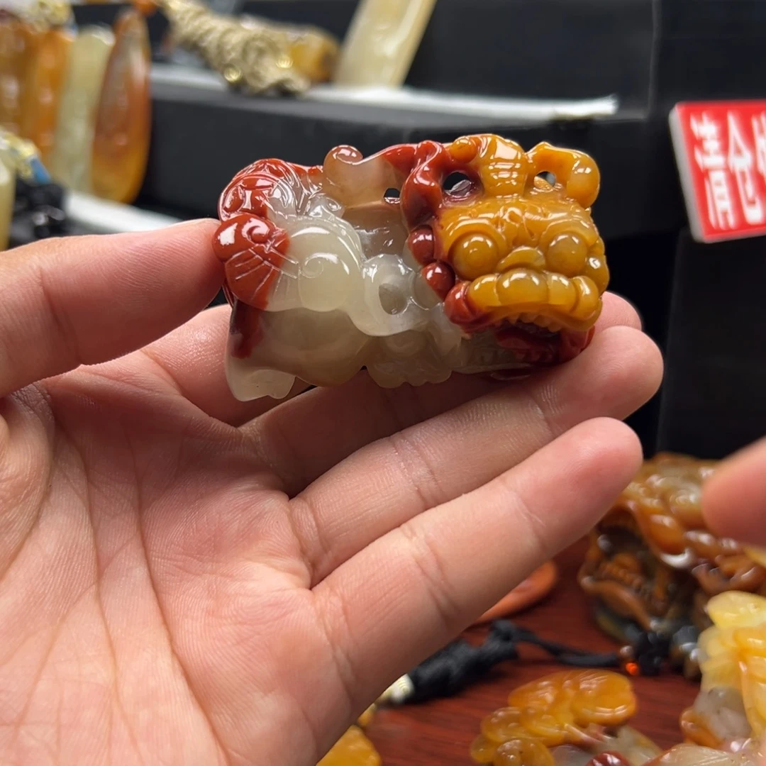 石英质玉（黄龙玉）未镶嵌多样性发货，发其一