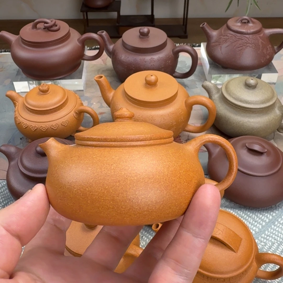 K***杨紫砂茶壶寒江 微瑕 145cc