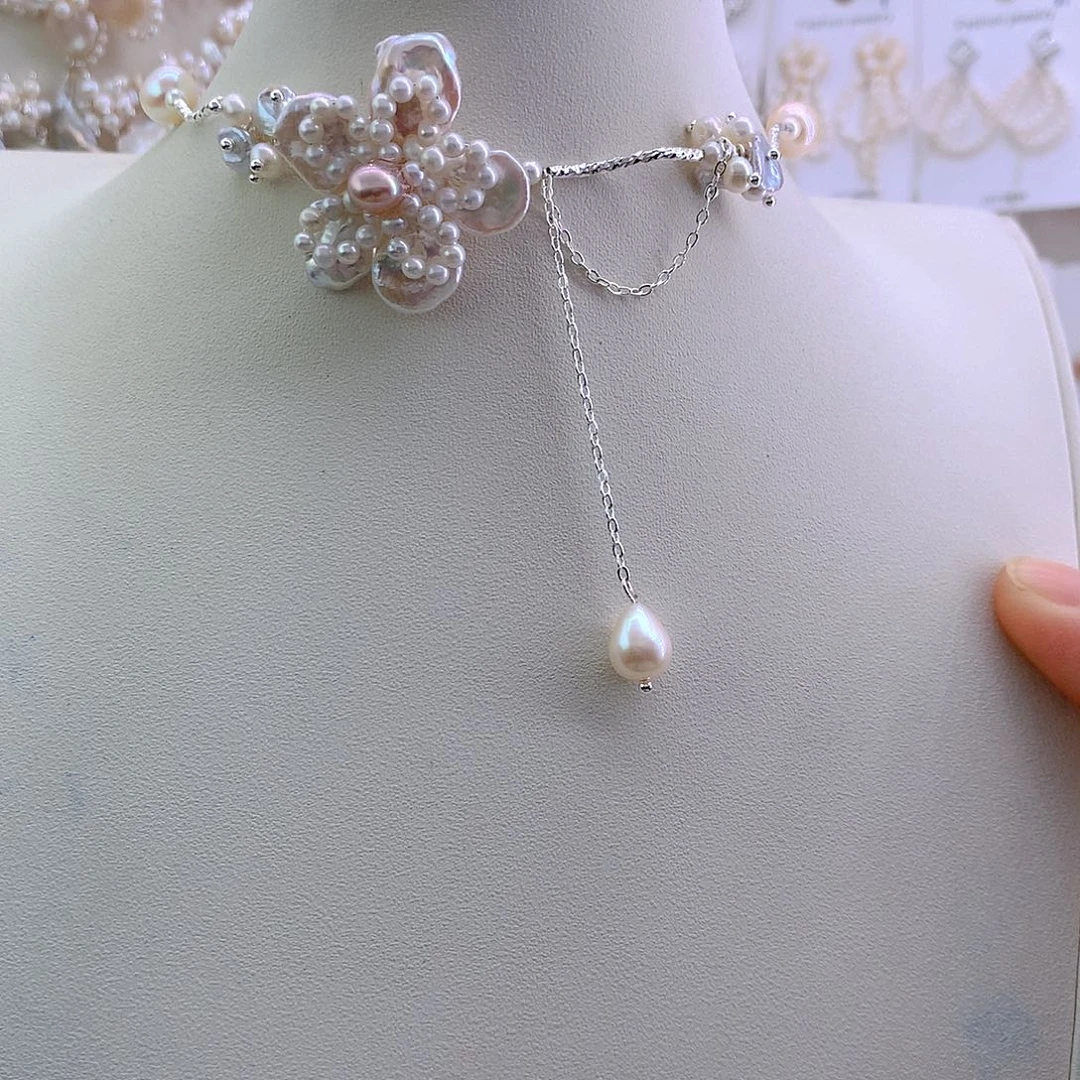 项链淡水珍珠未镶嵌