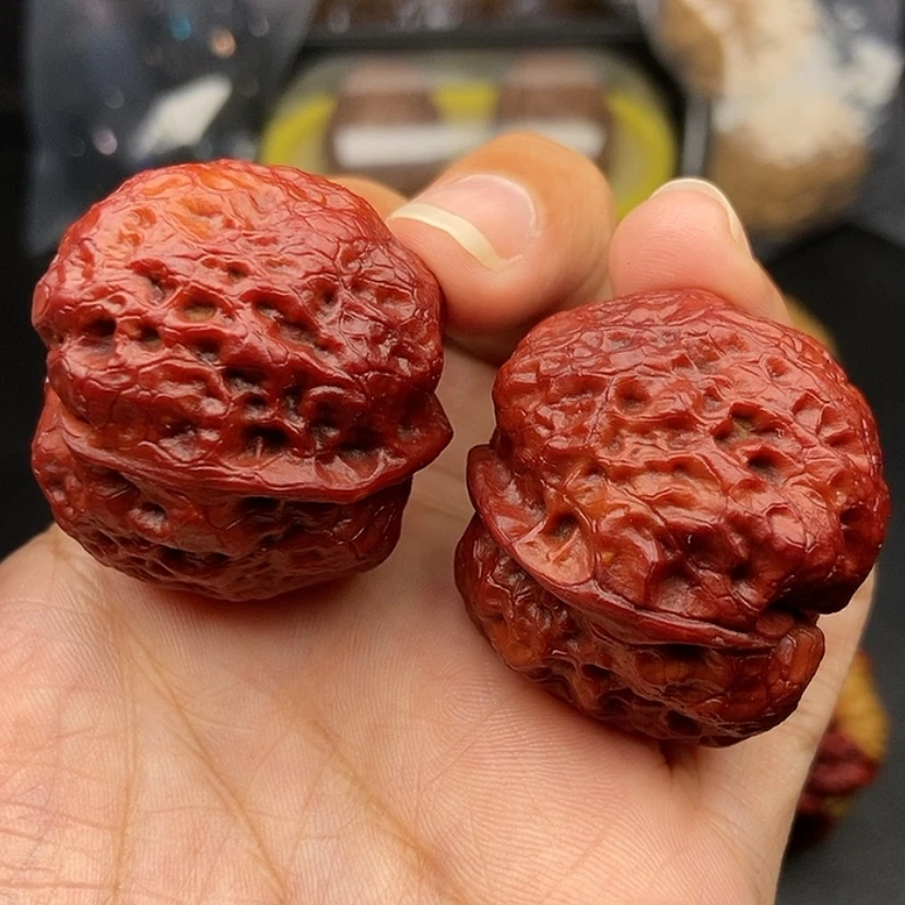 【闪购商品】把件文玩核桃36尺金蟾舍俐