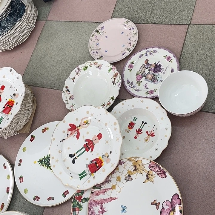 新骨瓷9个餐具分两次微瑕完美主义者慎拍