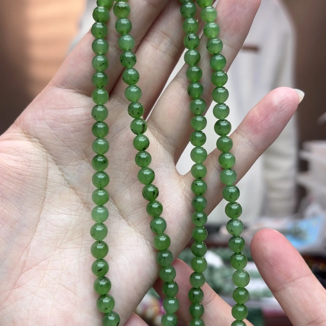 和田玉手串未镶嵌拍一发一多样性