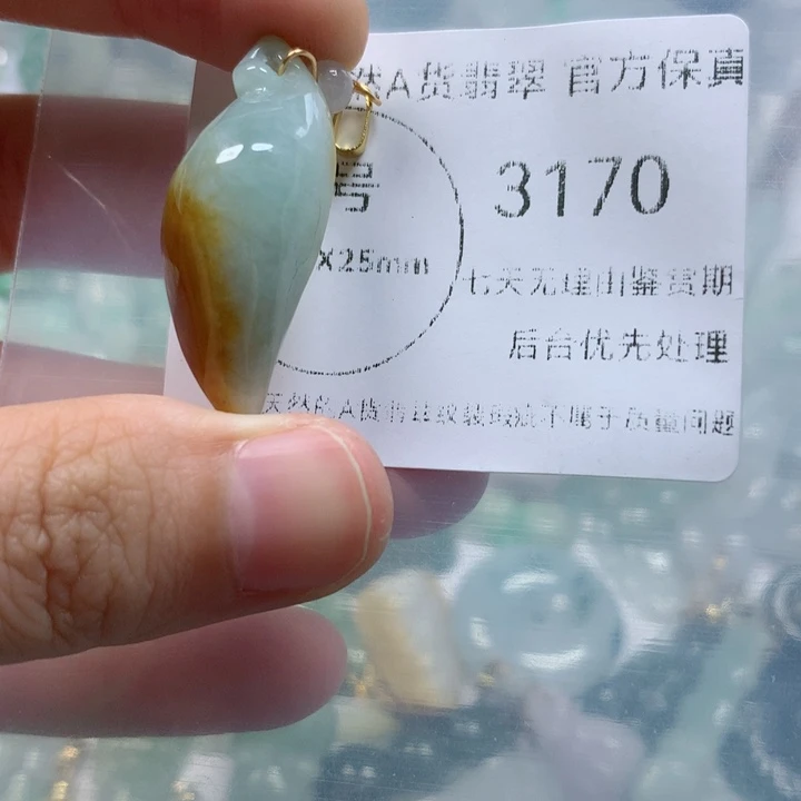 翡翠未镶嵌颈饰翡翠