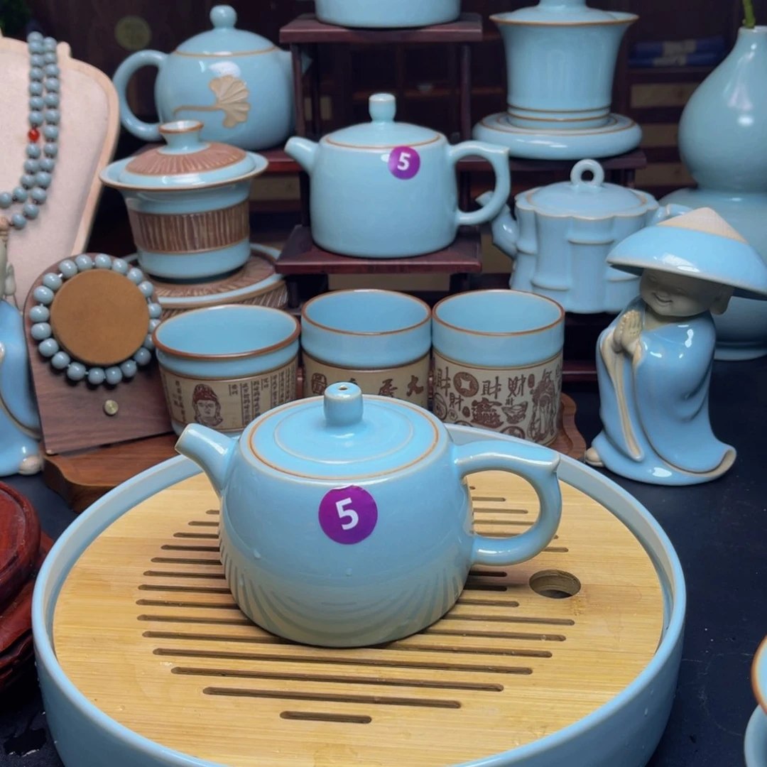 【闪购商品】摆件陶汝州单壶壶，壶，壶，杯