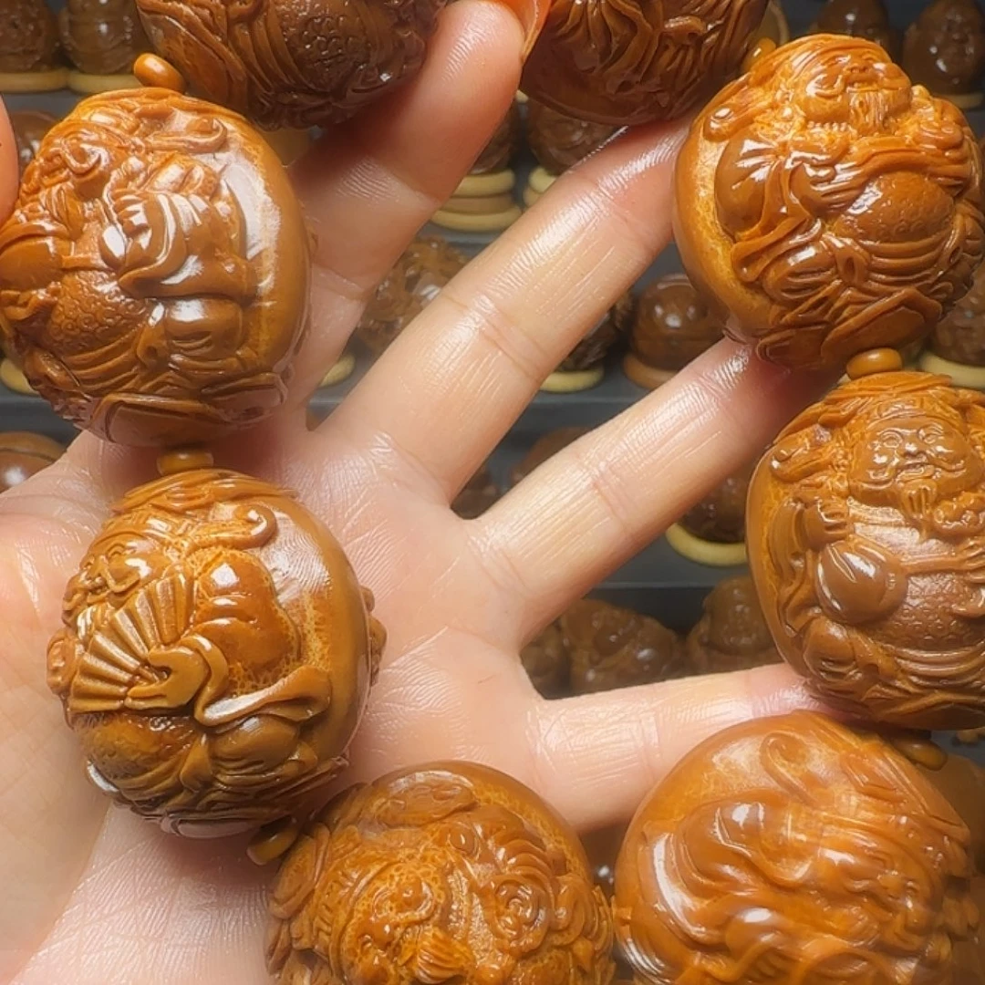 用***7橄榄核手串/手链龙财3.5