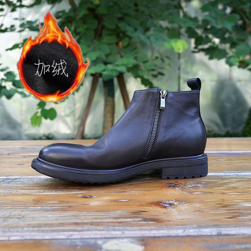 爆款男士真皮头层牛皮商务皮鞋英伦休闲鞋软底防滑耐磨透气130-1