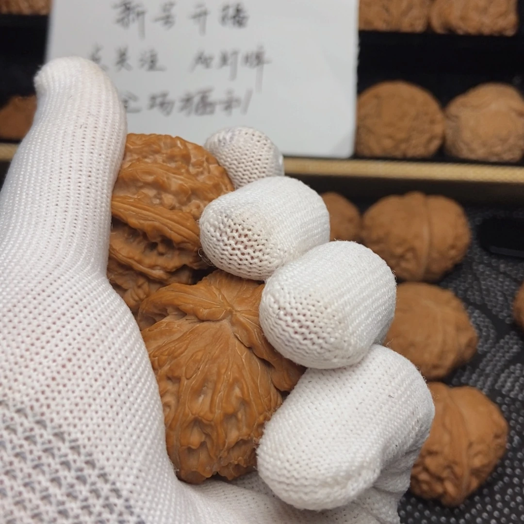 御***风把件文玩核桃43白狮子