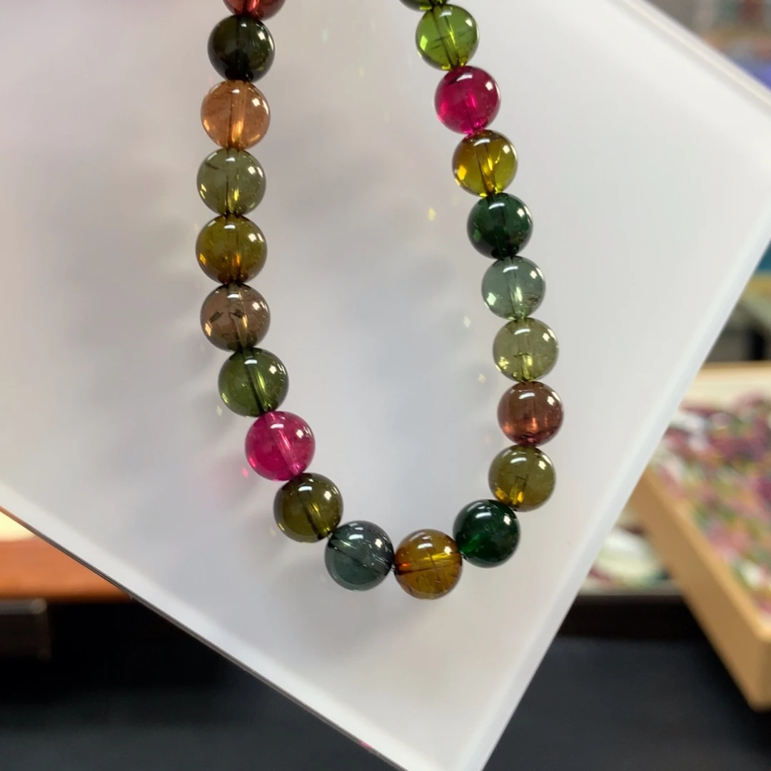 未镶嵌手链碧玺7.9左右