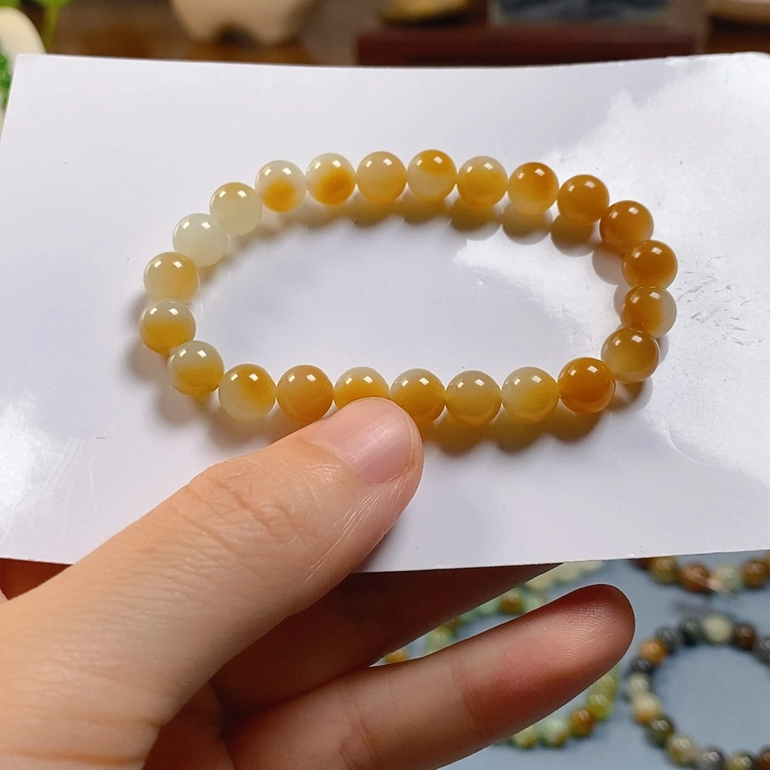 B***宝和田玉未镶嵌手串