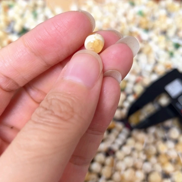 裸石蜜蜡未镶嵌6.9mm一个
