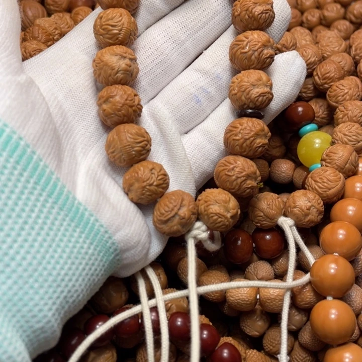 猴头核桃手串微瑕悟空