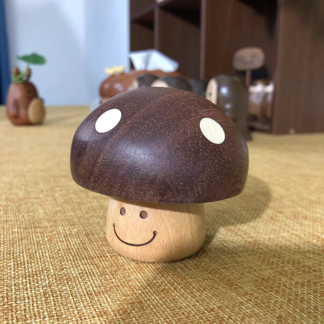 蘑菇音乐盒摆件治愈