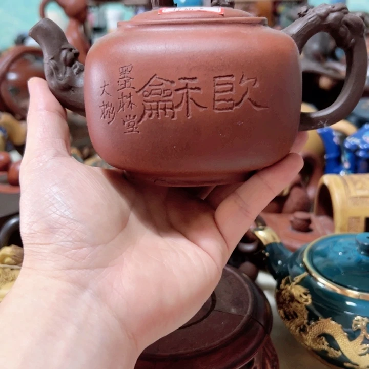紫砂壶收藏起来了！富贵吉祥