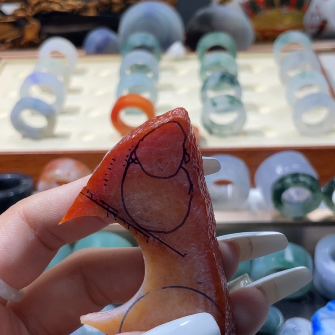 【闪购商品】未镶嵌定制翡翠朱*天然翡翠