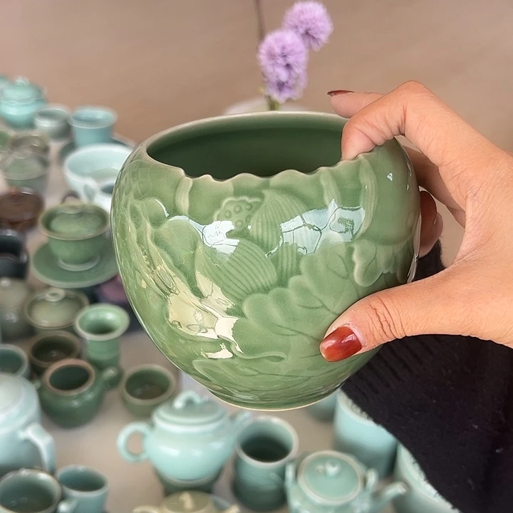 小米茶器龙泉青瓷