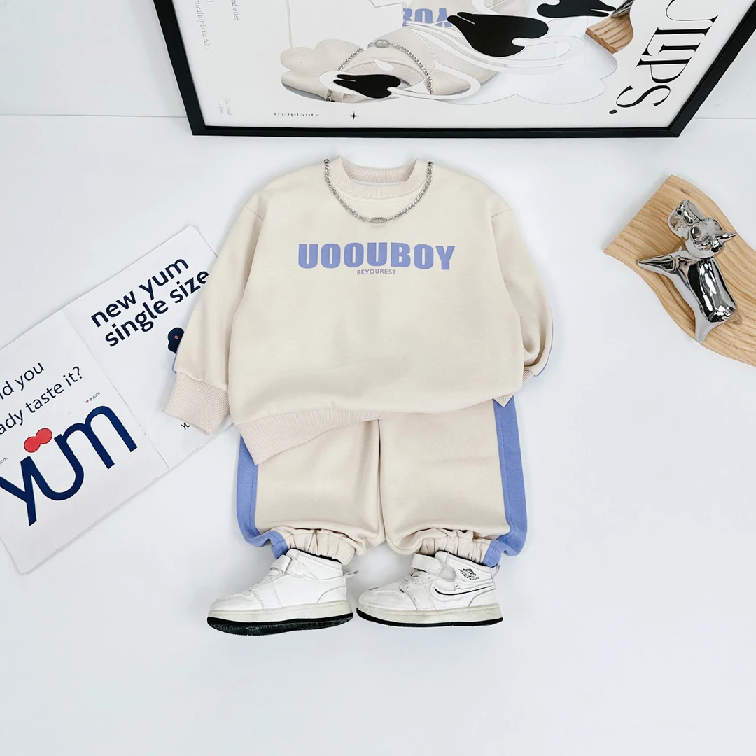 男童套装2025新款春装儿童春秋季两件套潮 BDC25662 悠悠童话童装