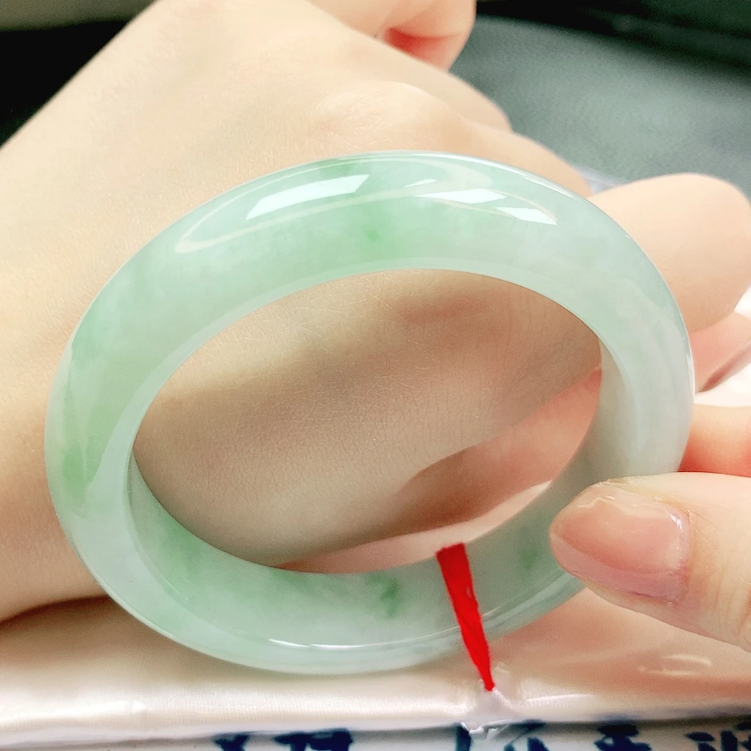 翡翠未镶嵌手镯缅甸天然a货翡翠手镯