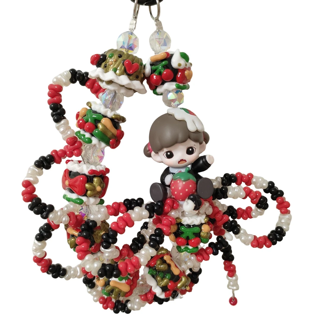 可爱车挂提溜创意挂绳可爱挂绳手工diy设计个性卡通