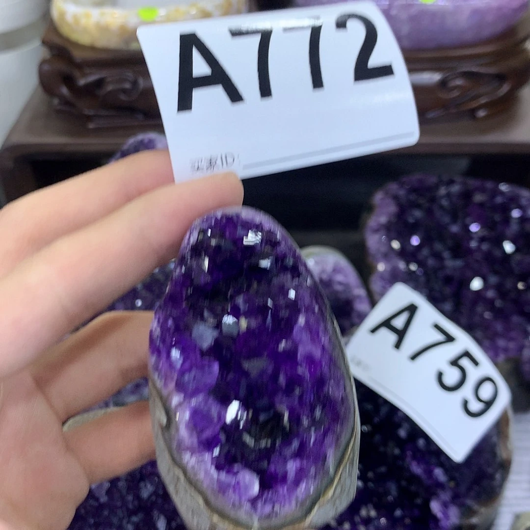 紫晶珠宝半成品未镶嵌一*.772
