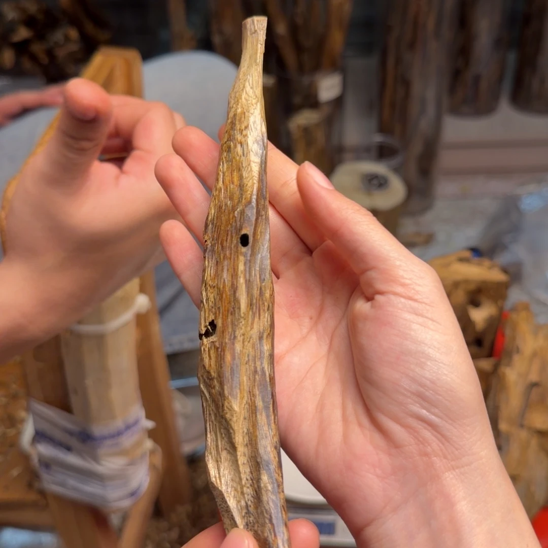 沉香沉香碎屑白棋块料31克