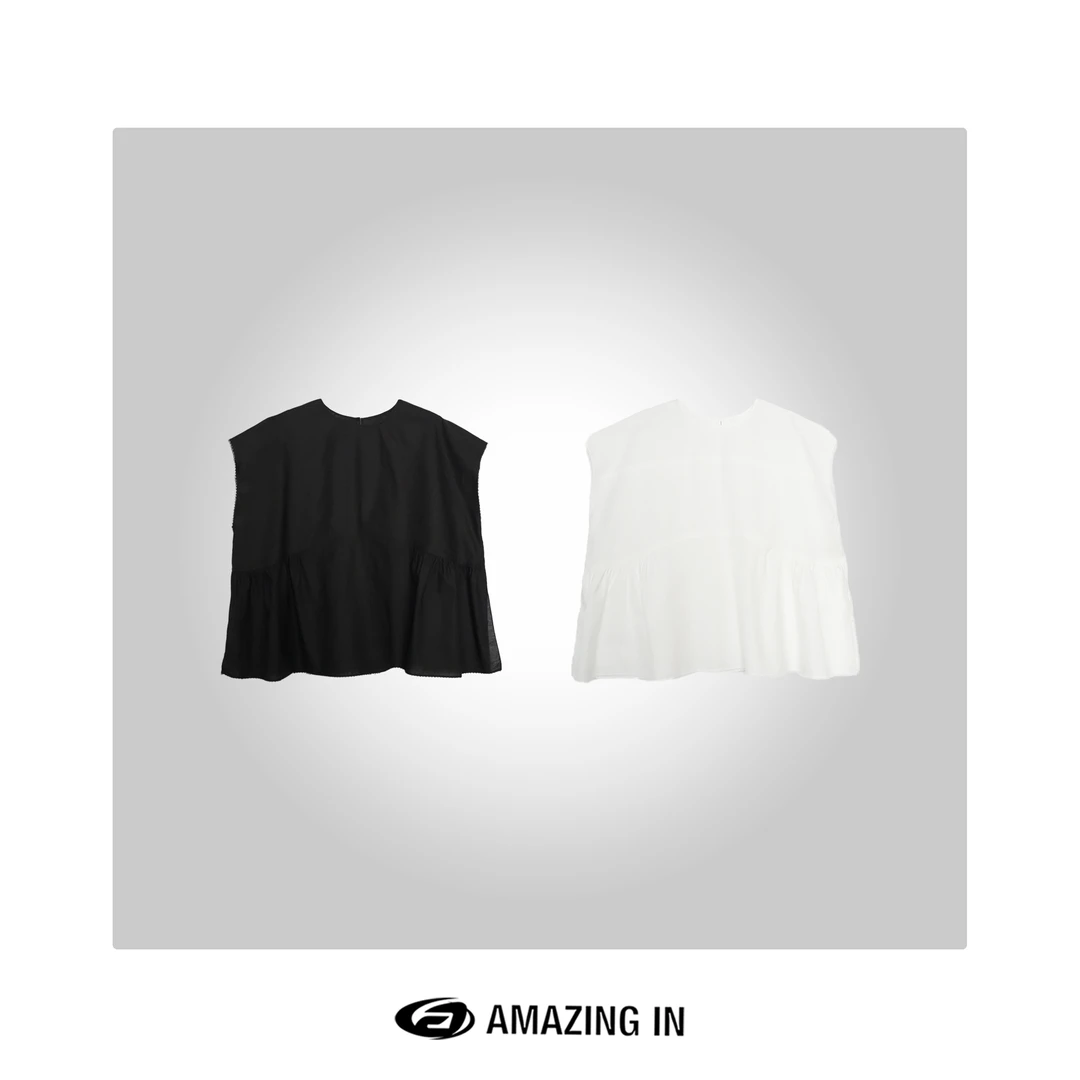 AMAZING IN | 1oo%棉 | 减龄蕾丝花边衬衫上衣 A250205-JM-317127