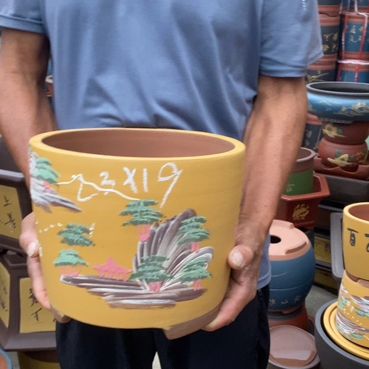 紫砂花盆紫砂花盆