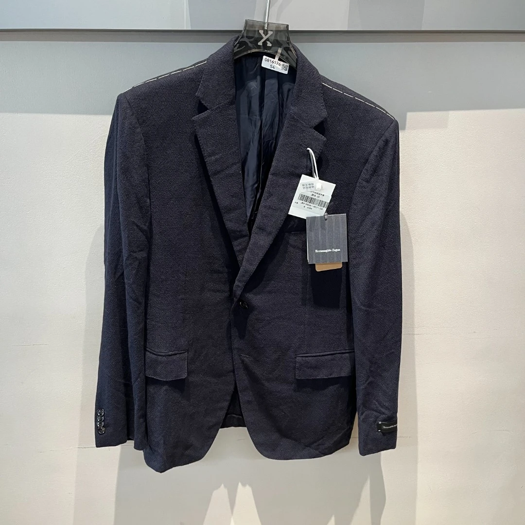 未使用 ZEGNA 160-180斤/0816176杰尼亚外套JNY-0046/100%桑蚕丝