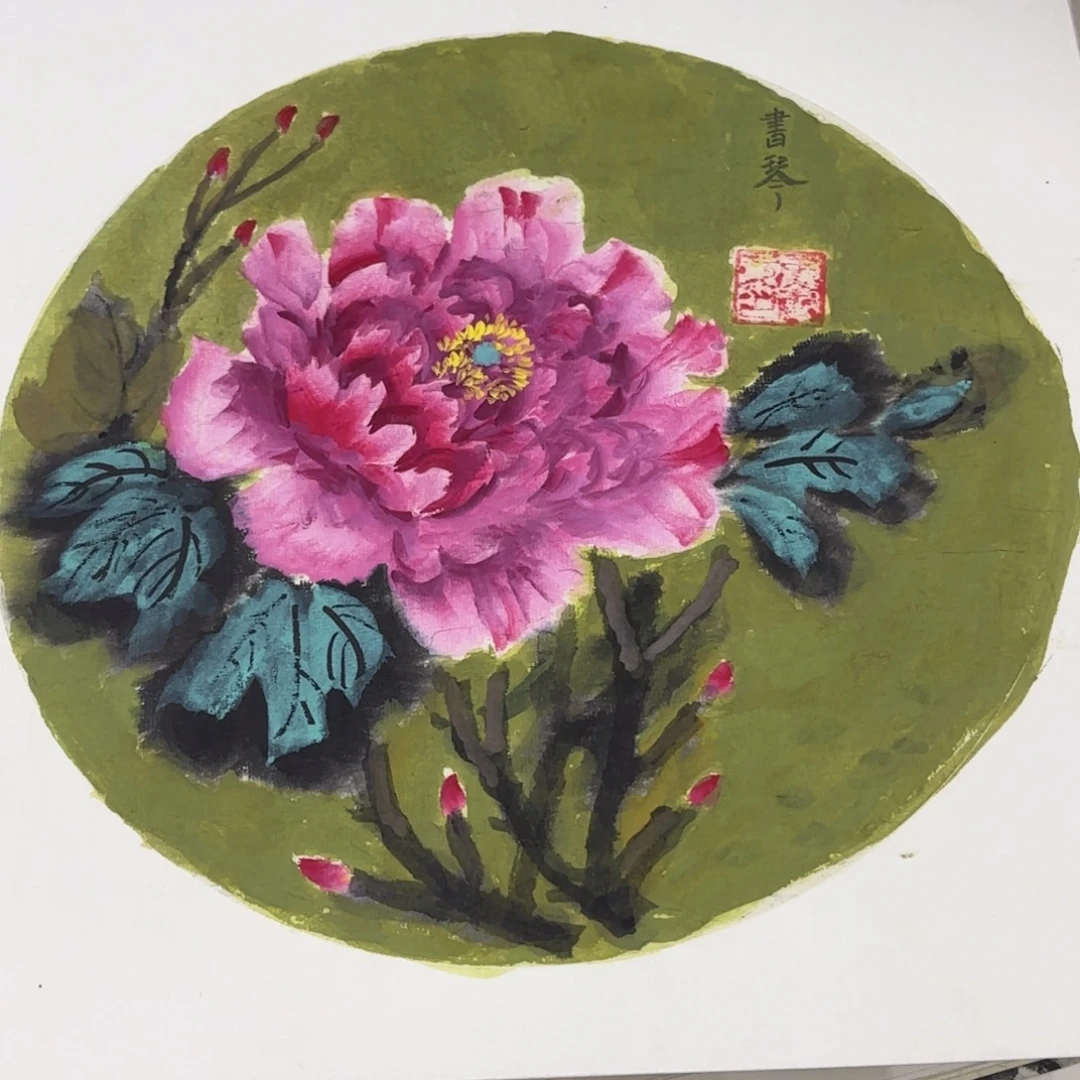国画33-33卡纸作品艺