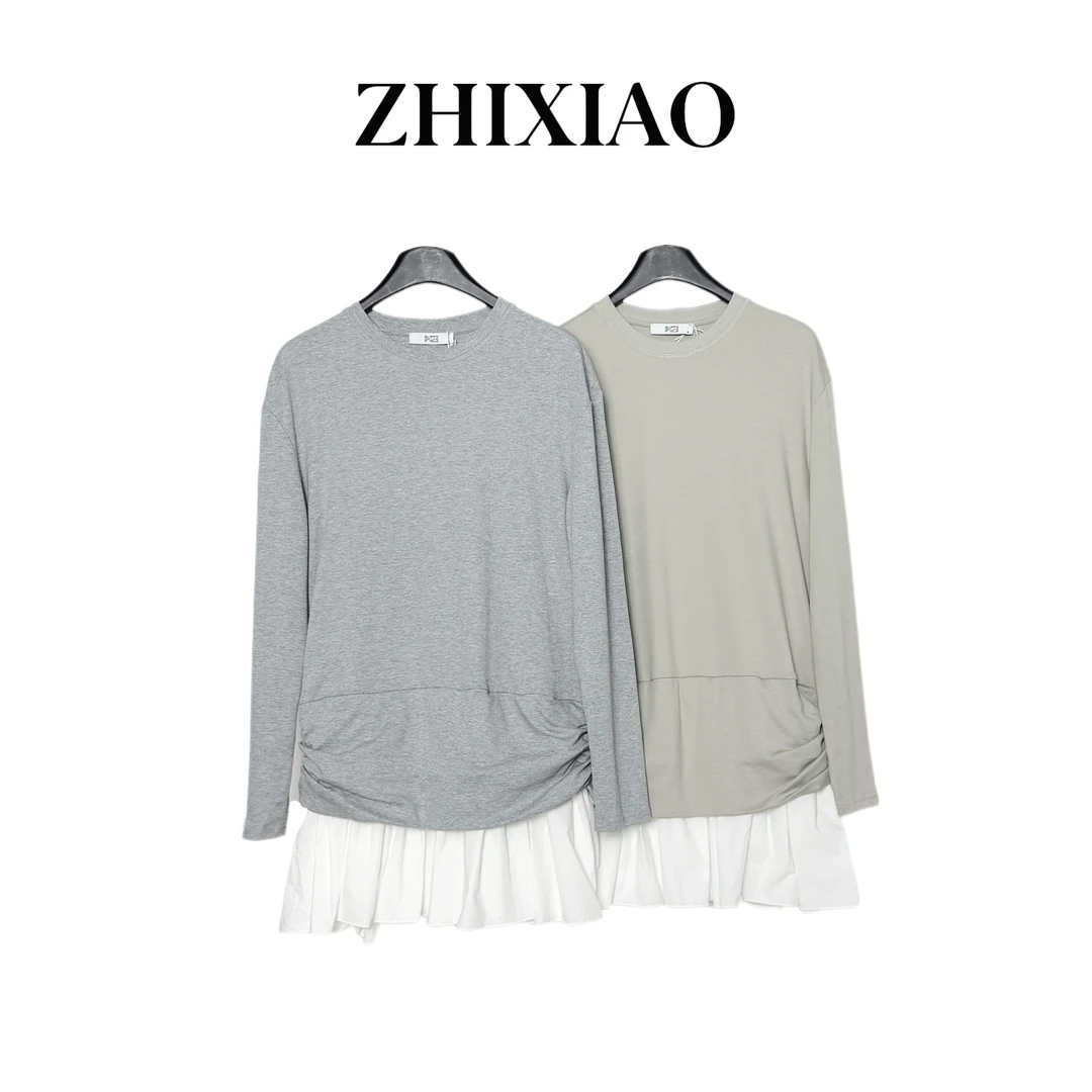 【ZHIXIAO】春季新款：长袖连衣裙7478-1