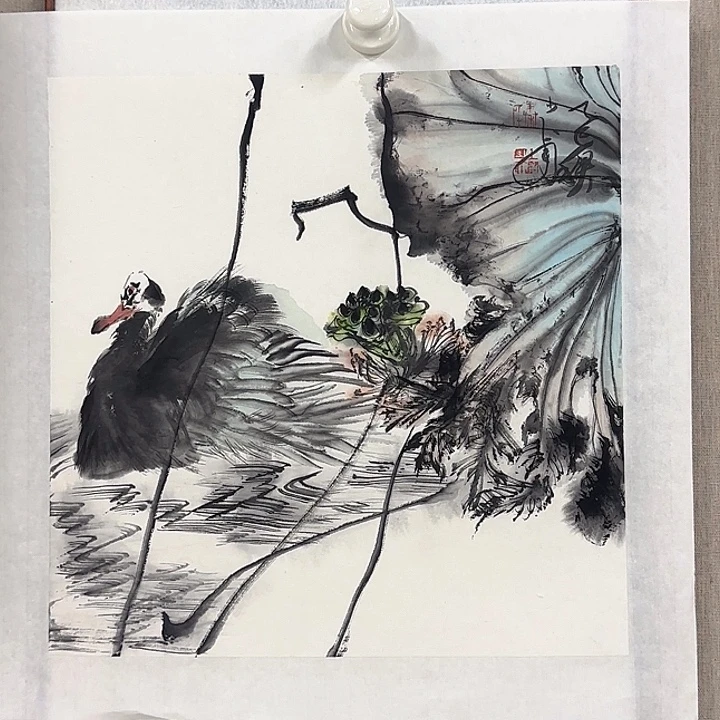 国画秦老师作品欣赏