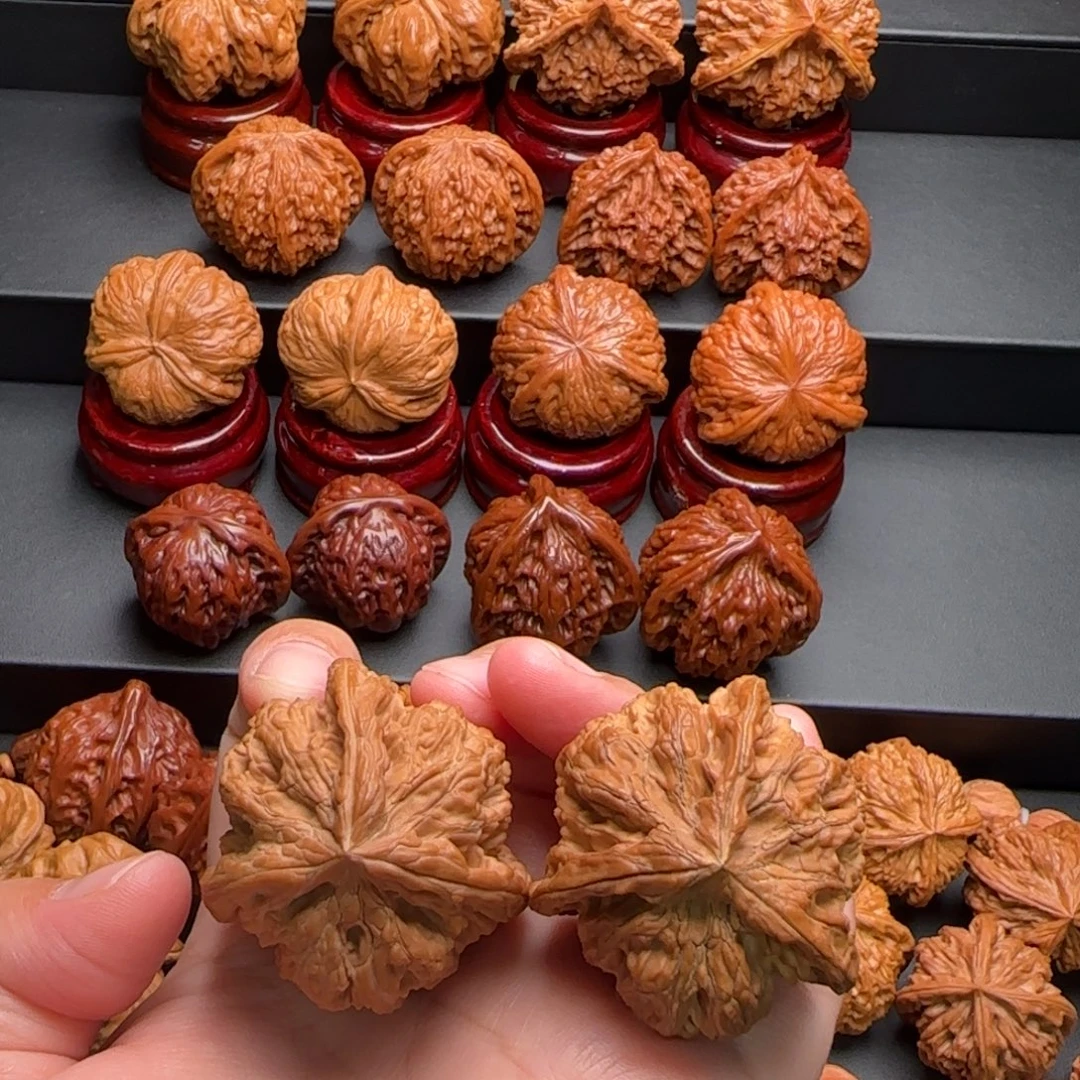 文玩核桃把件将军膀全品42