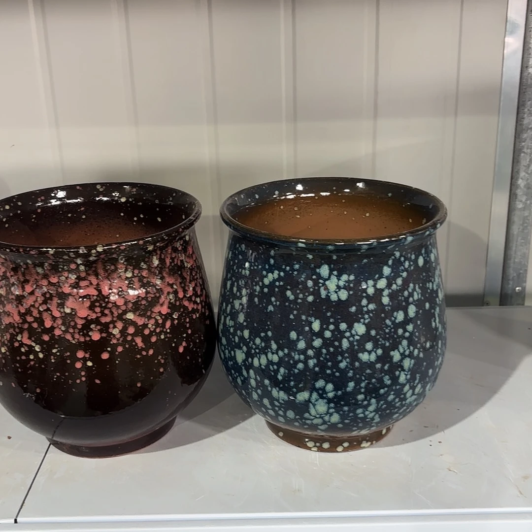 正品两个高21/19红陶