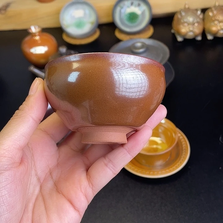 燃薪柴烧茶器主人杯