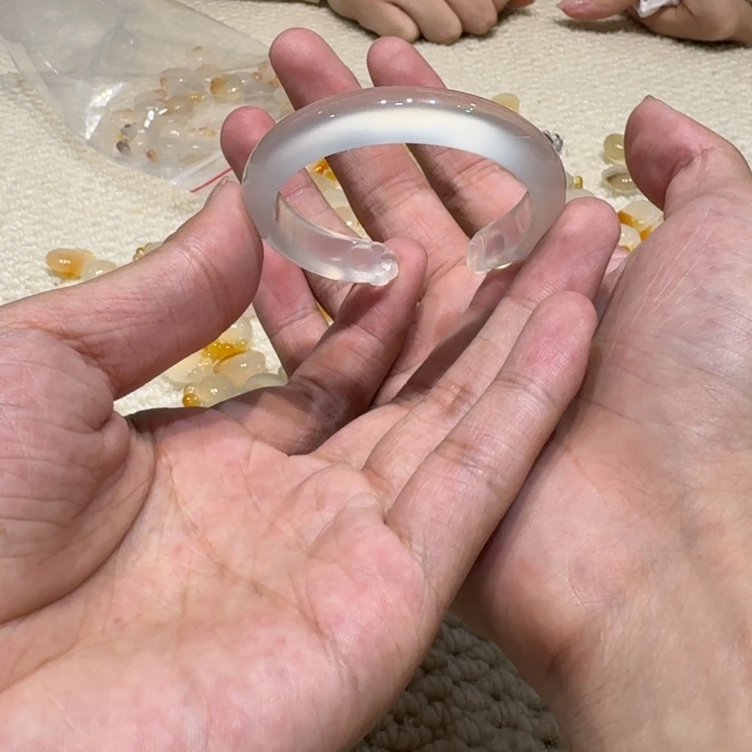 玛瑙/玉髓手镯未镶嵌锦*01