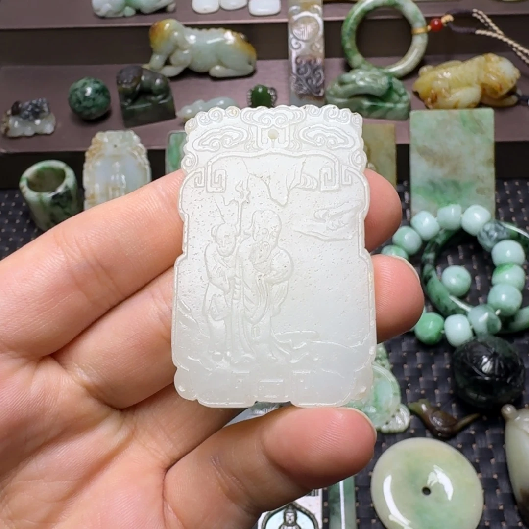 和田玉未镶嵌颈饰和田玉颈饰未镶嵌